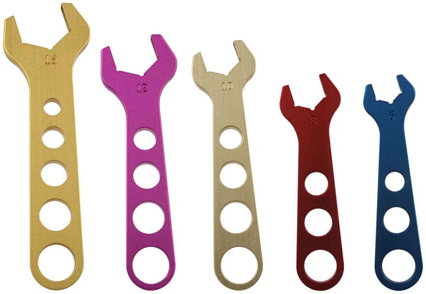 ALLSTAR PERFORMANCE ALL11100 Aluminum Wrench Set (6-8-10-12-16)