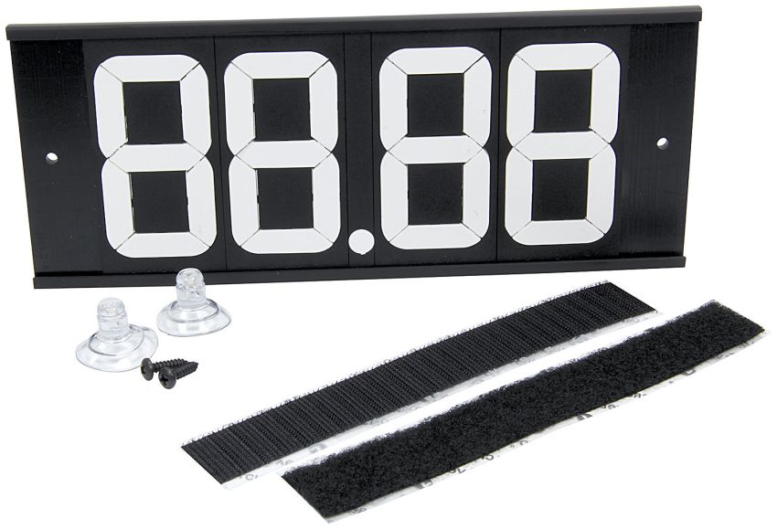 ALLSTAR PERFORMANCE ALL23293 Dial-In Board 4 Digit w/ Suction Cups and Velcro