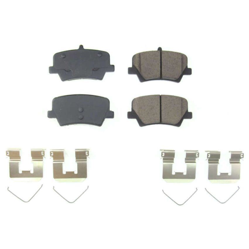 PowerStop 17-2136 PowerStop - Z17 Low-Dust Ceramic Brake Pads with Hardware