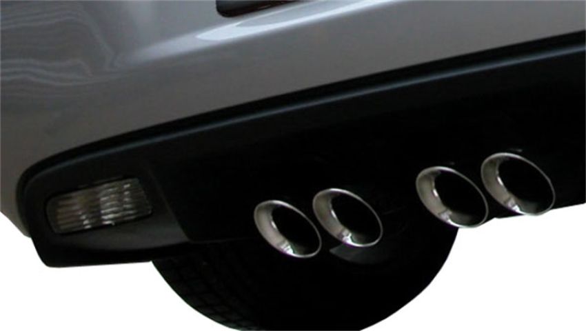 CORSA Performance 14108 Corsa 2009-2013 Chevrolet Corvette C6 6.2L V8 Polished Sport Axle-Back Exhaust