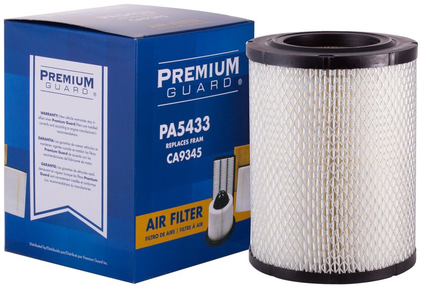 PRONTO FILTERS PA5433 | Fits 2009-02 Chevrolet Trailblazer, 2006-02 Trailblazer EXT, 2002 Blazer, 2009-02 GMC Envoy, 2006-02 Envoy XL, 2005-04 Envoy XUV, 2007-04 Buick Rainier | PG Engine Air filter