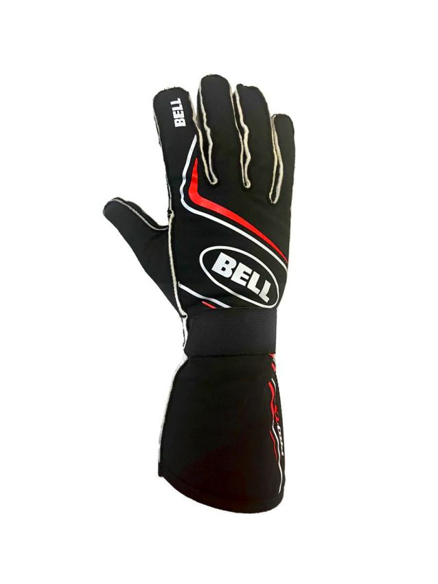 BELL HELMETS BELBR20035 Glove PRO-TX Black/Red 2X Large SFI 3.3/5