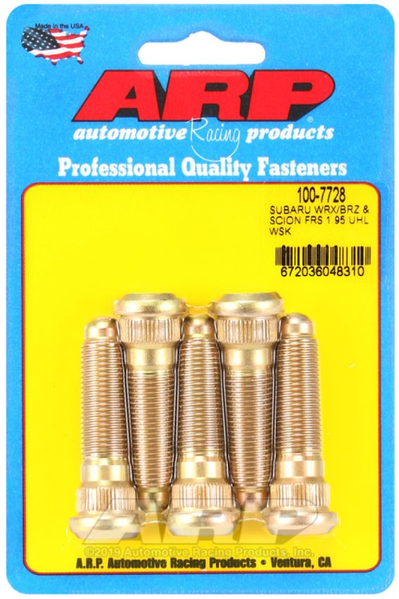 ARP ARP100-7729 12mm x1.25 x 2.535 Wheel Stud Kit (5pk) Subaru