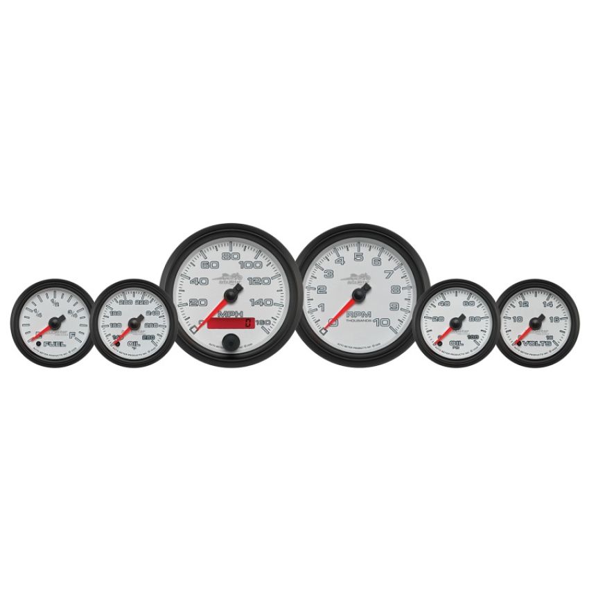 AutoMeter 19501 GAUGE KIT, 6 PC. KIT, 3 3/8
