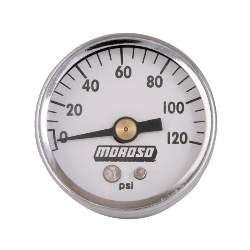 MOROSO MOR89611 1-1/2 Oil Pressure Gauge - 0-120PSI