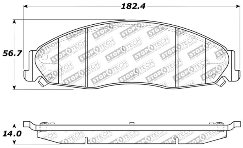 Stoptech 309.09210 Performance Brake Pads