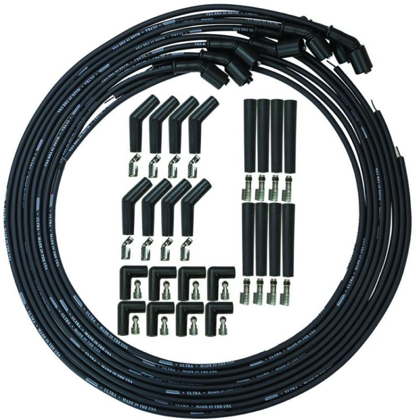 MOROSO MOR73748 Ultra 350 LS/LT Wire Set 8mm Black -Universal
