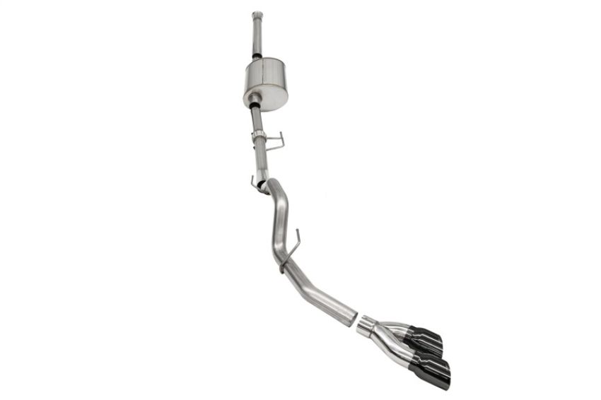 CORSA Performance 21169BLK Corsa 2021-2024 Ford F-150 SuperCrew/6.5in Bed 3.5L V6 Sport Cat-Back Single Side Exit-BlackPVD