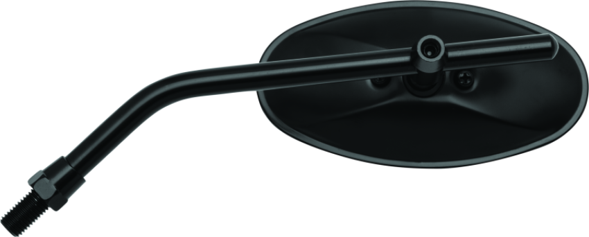 BikeMaster 600805 Adjustable Oval Mirror 10mm - Each - Black