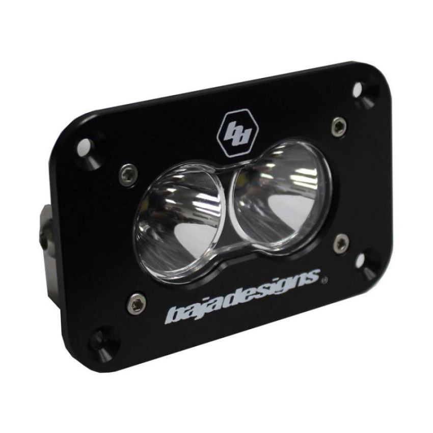 Baja Designs 541001 S2 Sport Black Flush Mount LED Auxiliary Light Pod