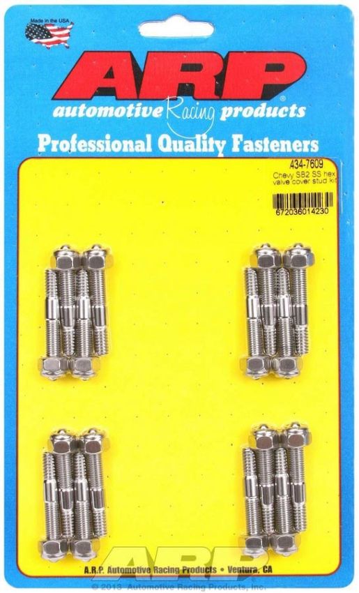 ARP ARP434-7609 S/S Valve Cover Stud Kit 6pt. (16)