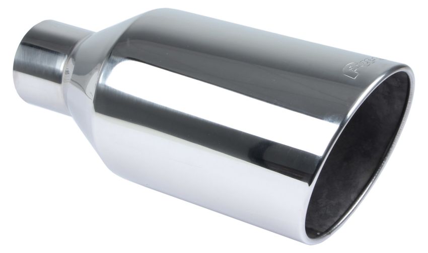 PYPES PERFORMANCE EXHAUST PYPEVT408 Exhaust Tip 4in x 8in 18in L Polished Weld-on
