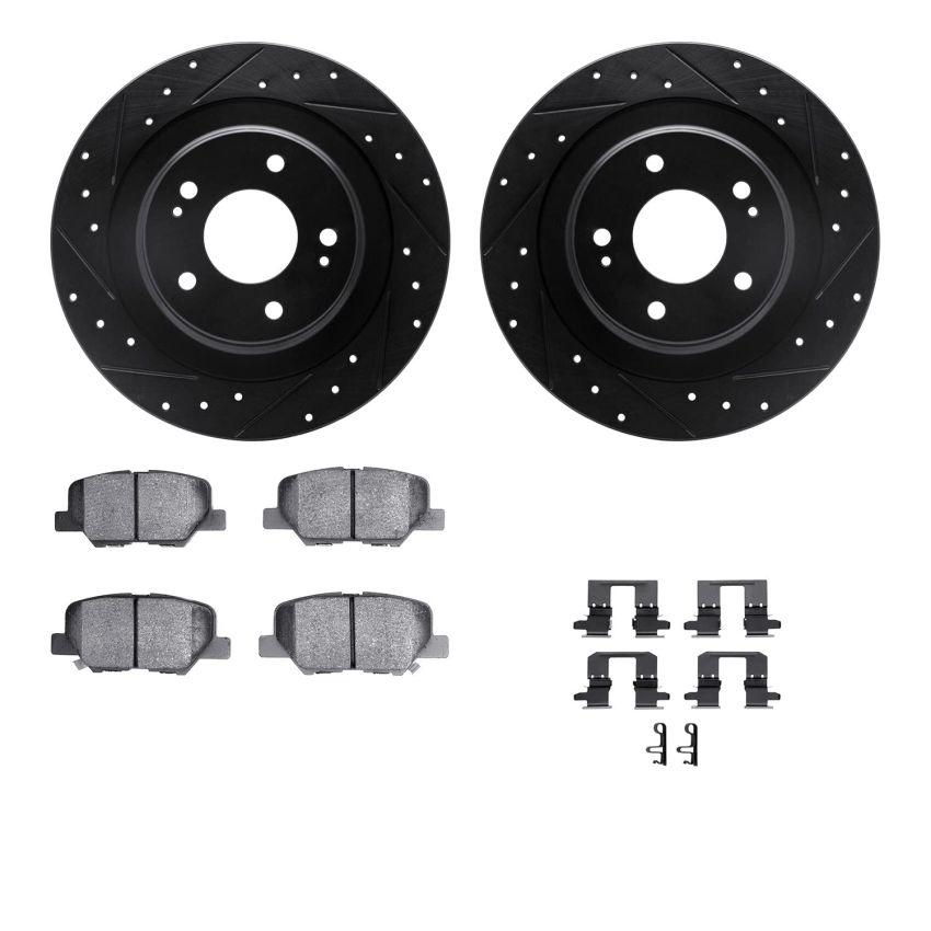 Dynamic Friction 8512-72087 Rotor Kit