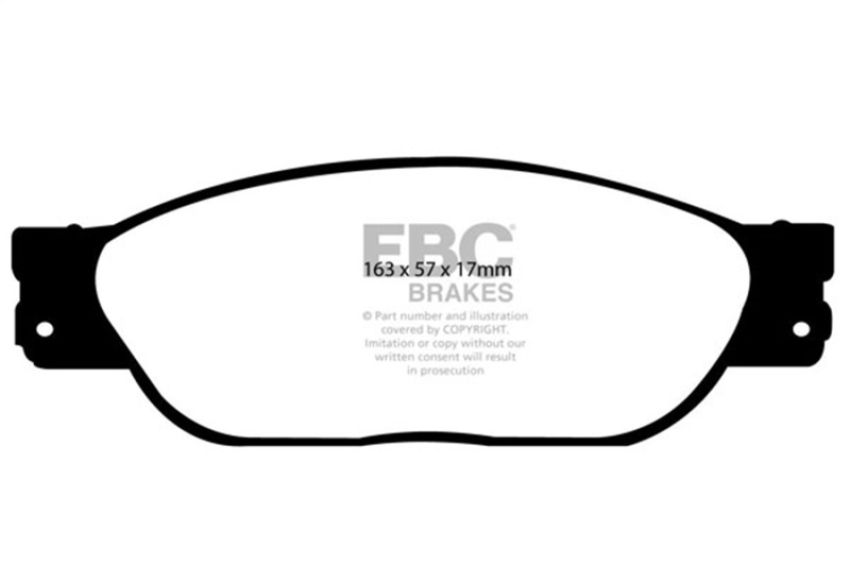 EBC Brakes DP21220 Greenstuff 2000 Series Sport Brake Pads