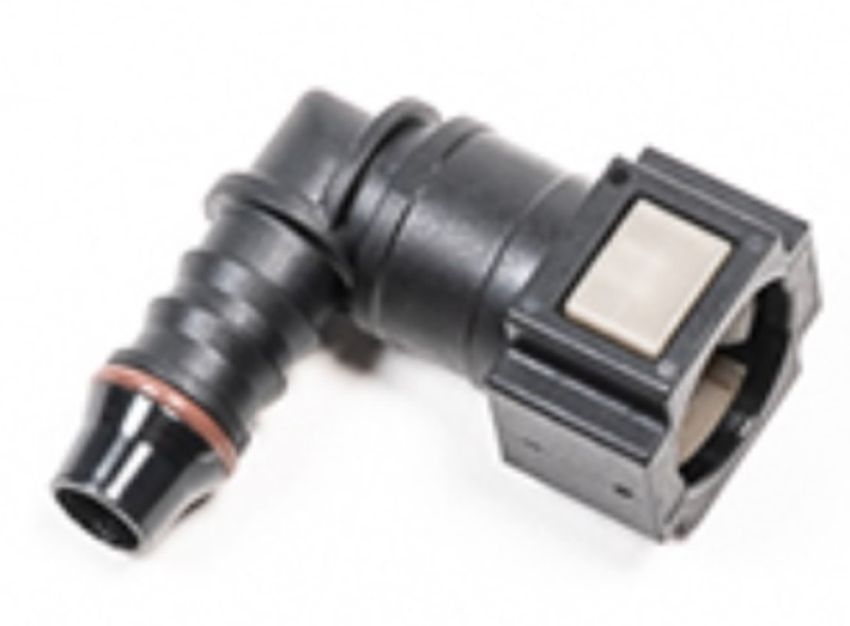 Radium Engineering 14-0586 5/16IN SAE FEMALE TO 90DEG 3/8IN BARB