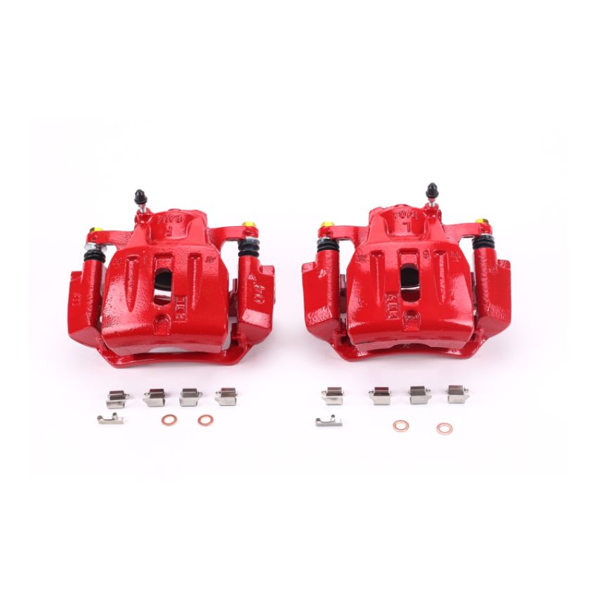 PowerStop S2664 Red Powder Coated Calipers