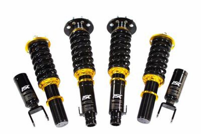 ISC Suspension TSCO-987 06-12 Porsche Cayman 987 Triple S Inverted Coilovers w/ Camber Plates