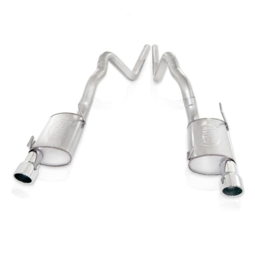 Stainless Works M08GTL 2007-10 Shelby GT500 3in Catback X-Pipe S-Tube Mufflers