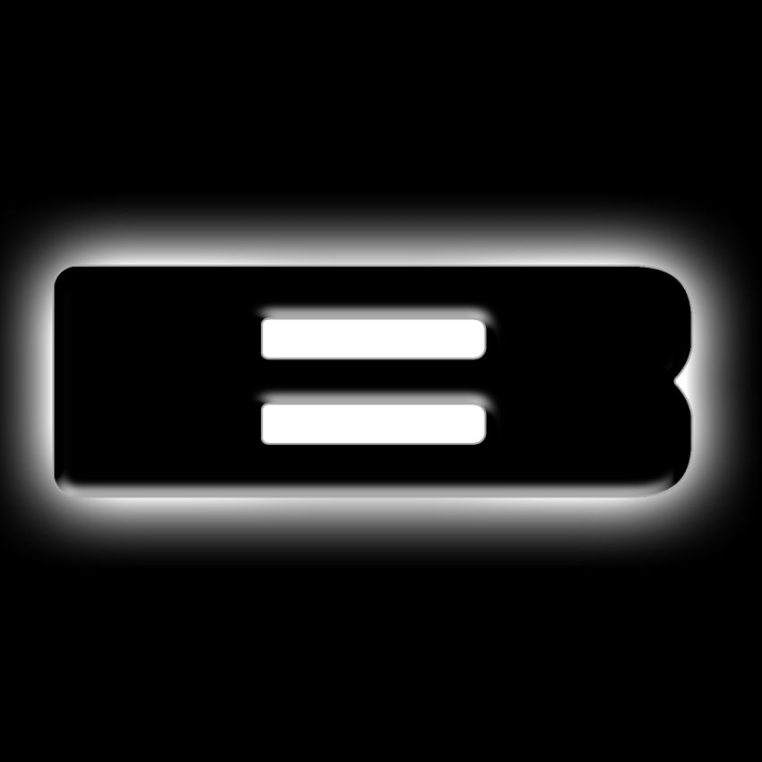 Oracle Lighting 3141-B-001 Universal Illuminated LED Letter Badges - Matte Black Surface Finish - B