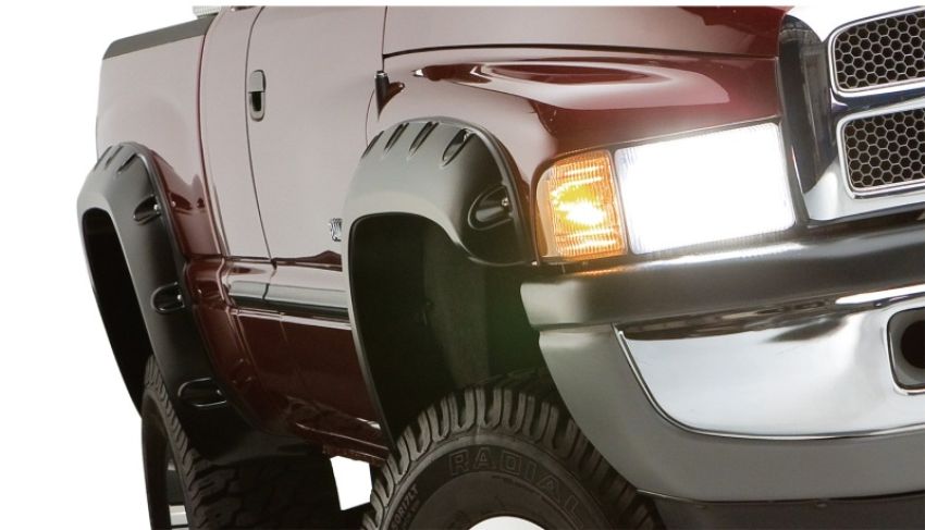 Bushwacker 19-20 GMC Sierra 1500 Pocket Style Flares 4pc - White Frost Tricoat