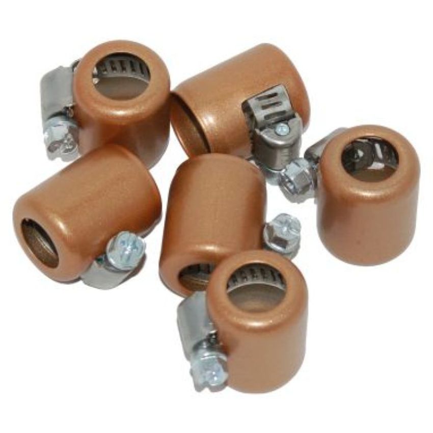 NAMZ NHC-C206 Hose Clamps 3/8in. ID Copper (6 Pack)