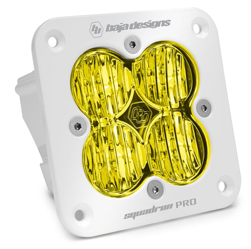 Baja Designs 491015WT Squadron Pro White Flush Mount LED Auxiliary Light Pod