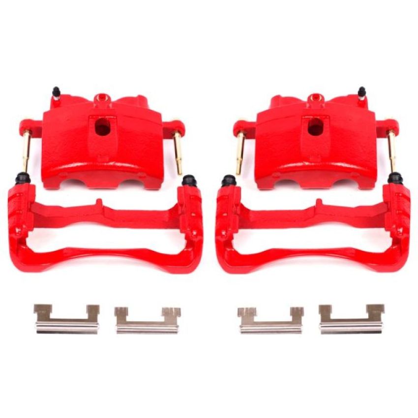 PowerStop S4730 Red Powder Coated Calipers