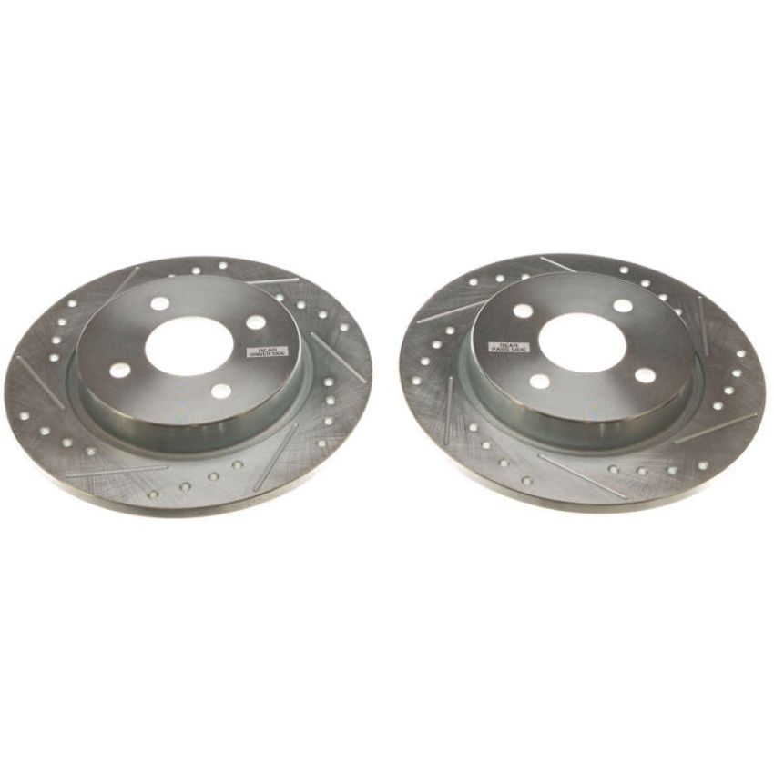 PowerStop AR85193XPR PowerStop Evolution Performance Drilled, Slotted & Plated Brake Rotor Pair