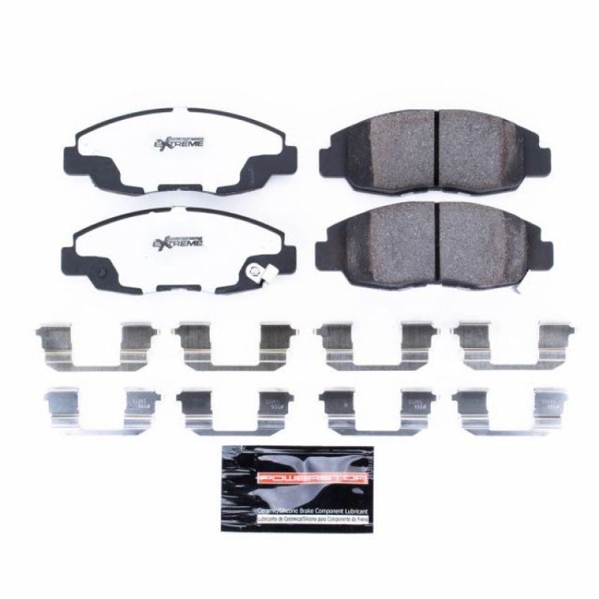 PowerStop Z26-465 PowerStop - Z26 Performance Carbon-Fiber Ceramic Brake Pads with Hardware Kit