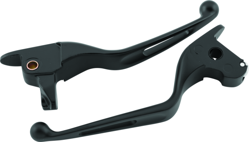 Bikers Choice 490987 14-16 FLH FLT Black Vortex Lever Set