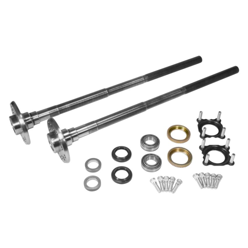 Yukon Gear & Axle YA WAK-005 Yukon Gear Chromoly Rear Axle Kit Dana 44 Jeep JK Non-Rubicon 30 Spline 32in Long