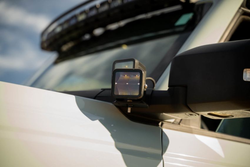 DV8 Offroad LBBR-08 Ford Bronco A-Pillar Dual Light Pod Drop Mounts