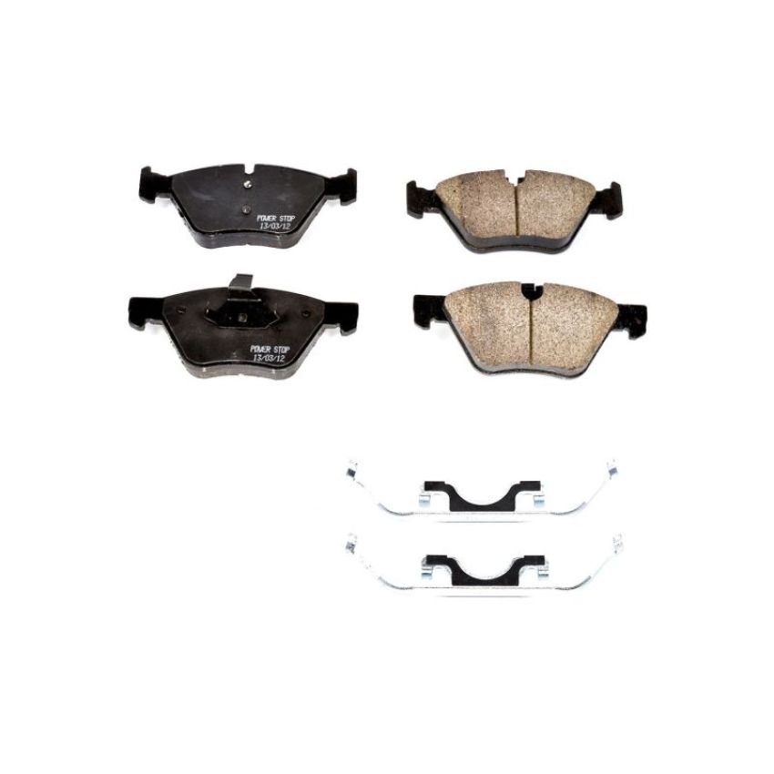 PowerStop 17-1065 PowerStop - Z17 Low-Dust Ceramic Brake Pads with Hardware