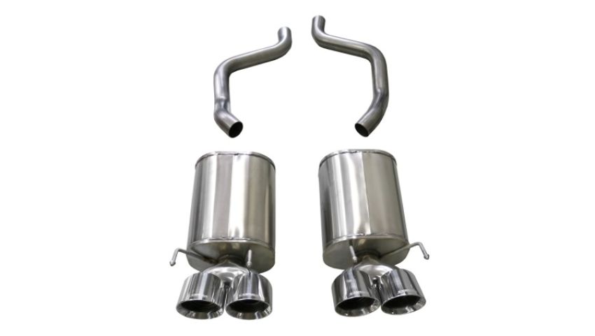 CORSA Performance 21012 Corsa 2009-2013 Chevrolet Corvette (C6) 6.2L Polished Xtreme Axle-Back Exhaust w/4.5in Tips