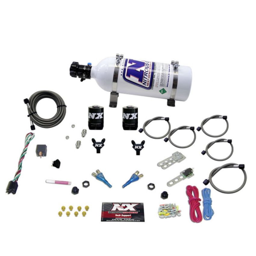 Nitrous Express 20215-05 GM EFI DUAL NOZZLE (100-300HP) WITH 5LB BOTTLE