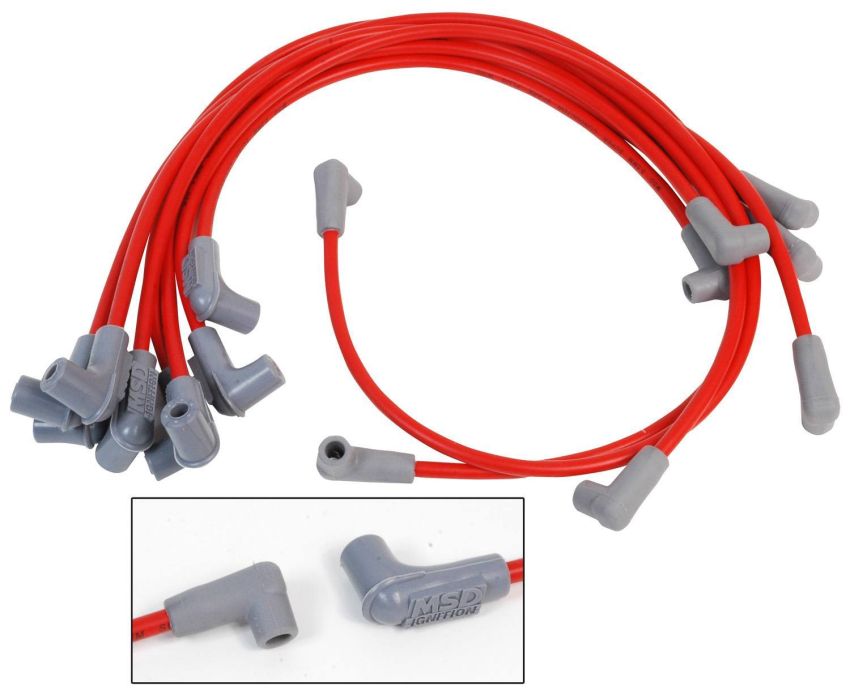 MSD IGNITION MSD31489 BBC Marine 8.5mm Plug Wire Set w/HEI Cap