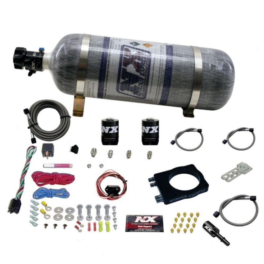 Nitrous Express 20944-12 DODGE HEMI PLATE SYSTEM (50-400HP) W/ 12LB COMPOSITE BOTTLE