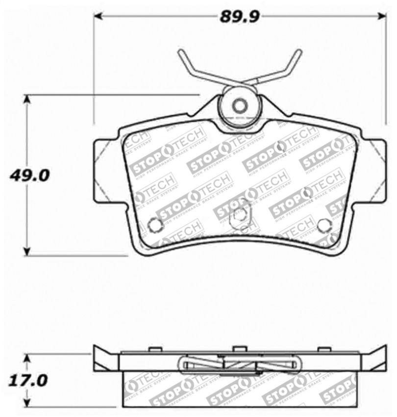 Stoptech 309.06270 Performance Brake Pads
