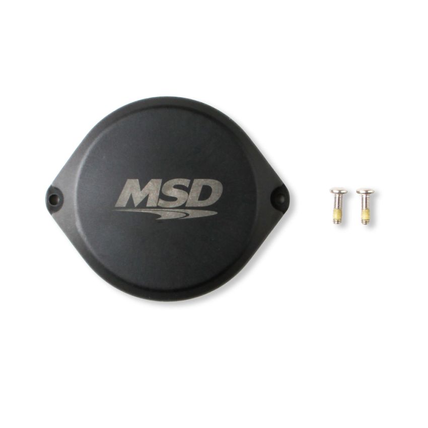 MSD IGNITION MSD84323 COP Blank Cap for Dual Sync Distributors Black