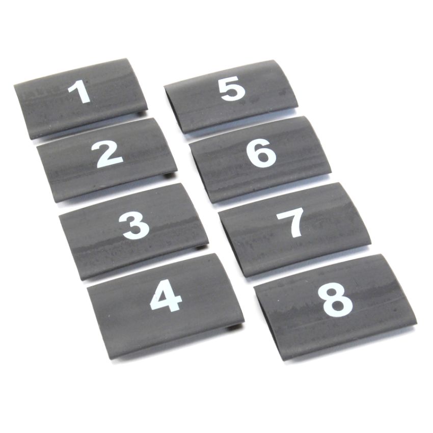 Design Engineering 10849 Numbered Wire Marker Shrink Tube Kit 18mm 8pk