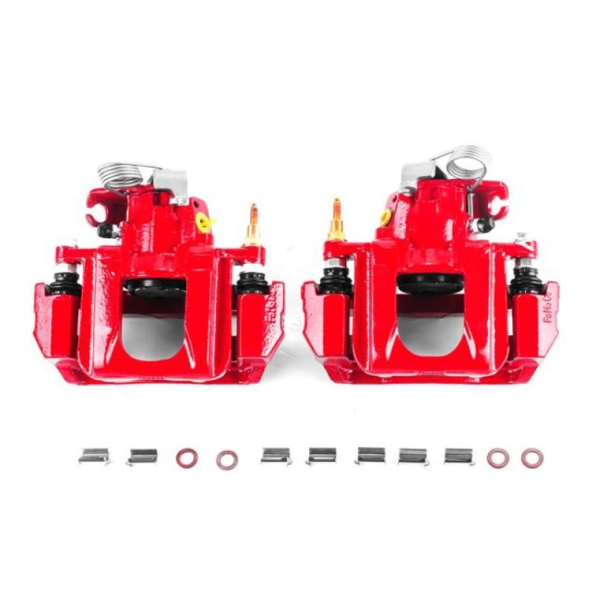 PowerStop S5298 Red Powder Coated Calipers