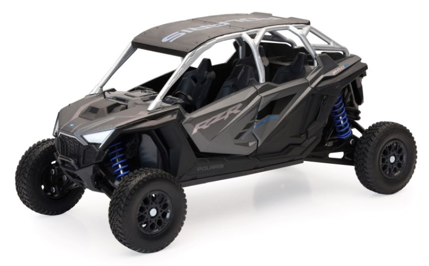 New Ray Toys 58453A Polaris RZR Pro R 4 Matte Heavy Metal/ Scale 1:18