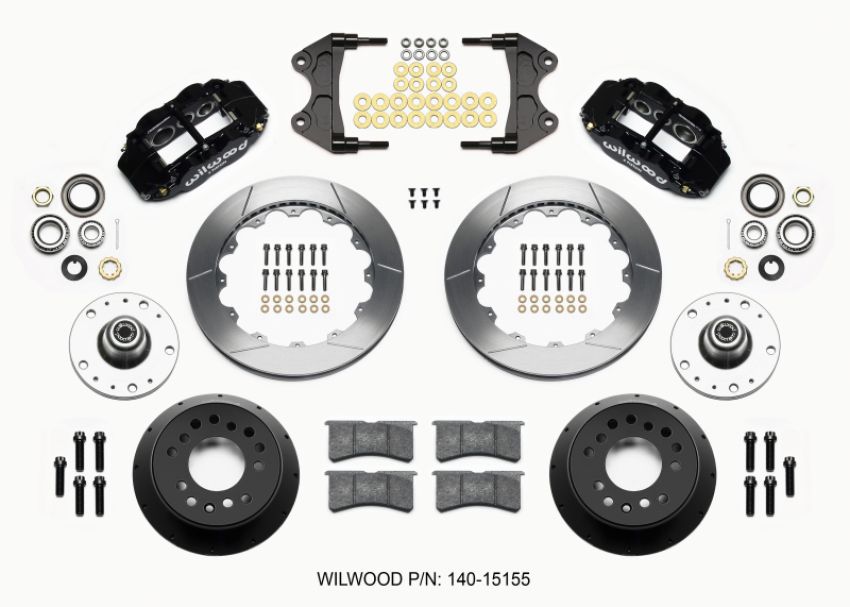 Wilwood 140-15155 Narrow Superlite 6R Front Hub Kit 12.88in WWE ProSpindle (5x4.75in 5x5.00in Hub)