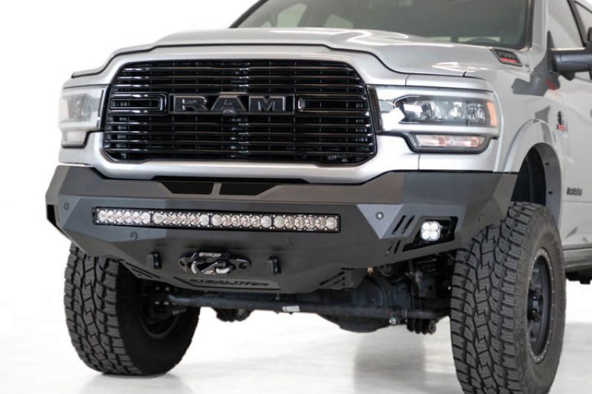 Addictive Desert Designs F561423030103 19-20 RAM 2500/3500 Hammer Black Stealth Fighter Front Bumper