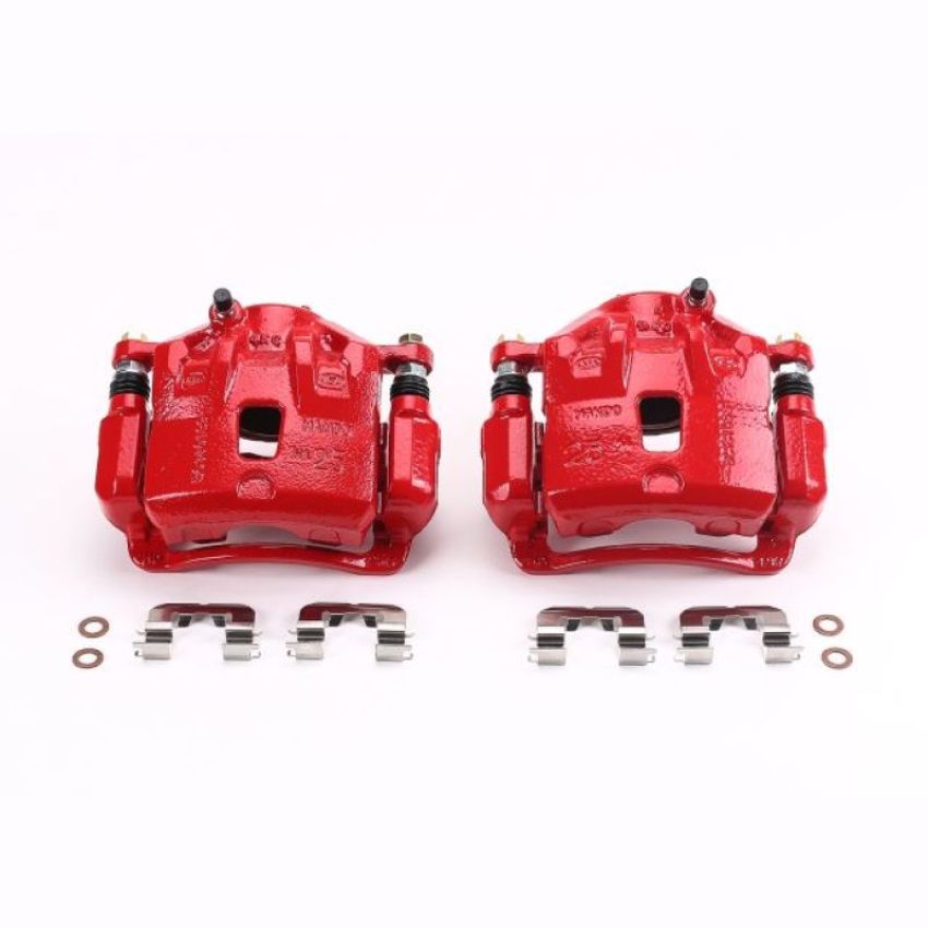 PowerStop S6464 Red Powder Coated Calipers