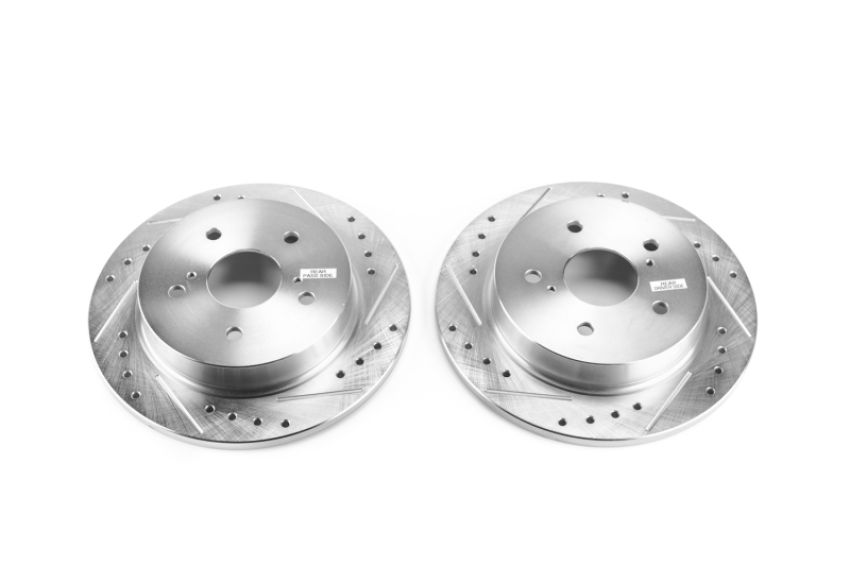 PowerStop JBR1544XPR PowerStop Evolution Performance Drilled, Slotted & Plated Brake Rotor Pair