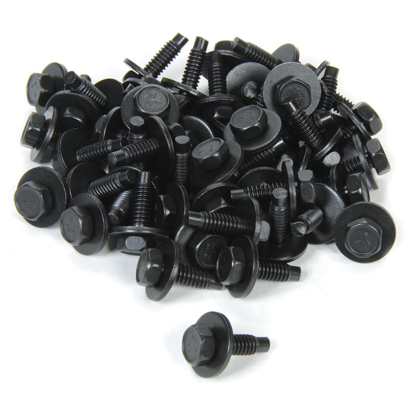 ALLSTAR PERFORMANCE ALL16550-50 Body Bolt 3/4in 50pk Black
