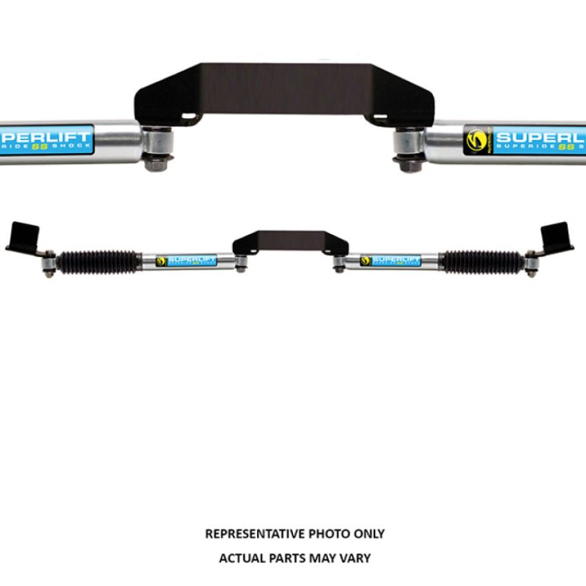Superlift 92710 99-04 Ford F-250/350 4WD Dual Steering Stabilizer Kit - SR SS by Bilstein (Gas)