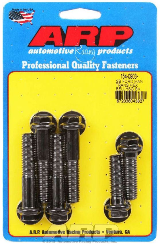 ARP ARP154-0903 Bellhousing 6pt Bolt Kit SBF w/Manual Trans