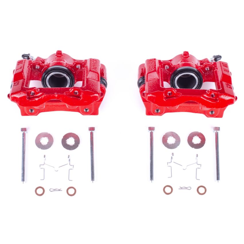 PowerStop S3406 Red Powder Coated Calipers